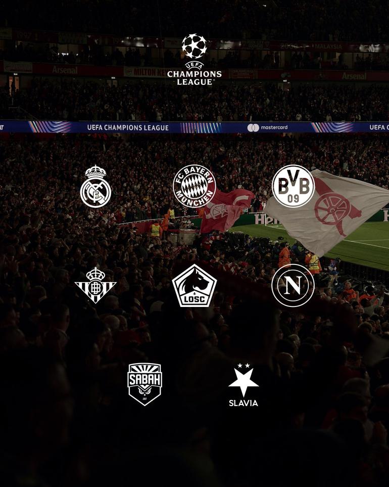 Arsenal's Champions League draw || X