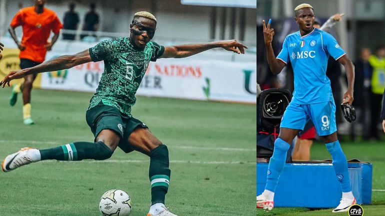 The Super Eagles of Nigeria's official social media platforms have responded to the video by Napoli about Napoli - Instagram/Victor Osimhen