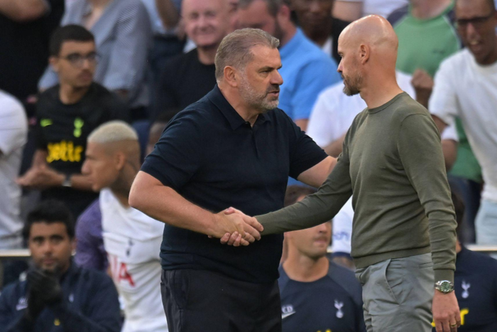 Ange Postecoglou and Erik ten Hag || Image credit: Imago