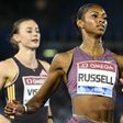 Masai Russell 100m hurdles. Pulse Sports Kenya. Masai Russell 60m hurdles. Masai Russell next race.