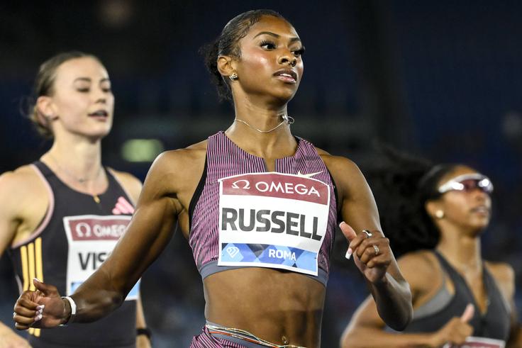 Masai Russell 100m hurdles. Pulse Sports Kenya. Masai Russell 60m hurdles. Masai Russell next race.