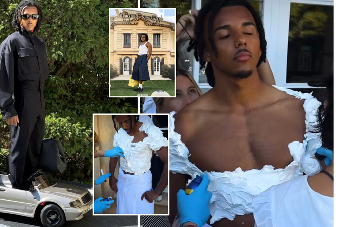 Jules Koundé: Barcelona fashionista stars in latest campaign for Jacquemus