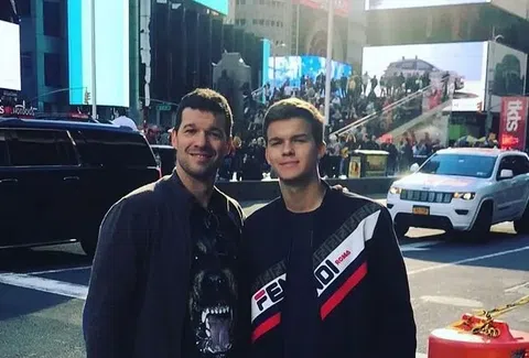 Ballack and his late son Emilio