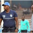 Yemi Olanrewaju (left) was an assistant to Finidi George when they won the NPFL two seasons ago. (Photo Credit: Enyimba/X)