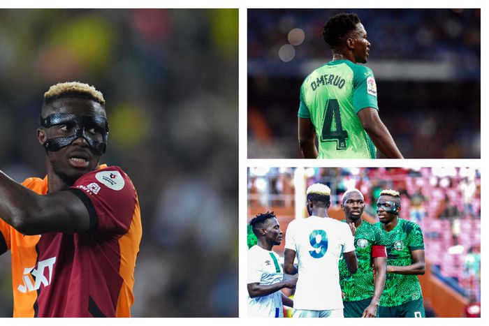 Osimhen and Omeruo link up