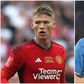 From red to blue: Scott McTominay completes transition by kissing Napoli badge.