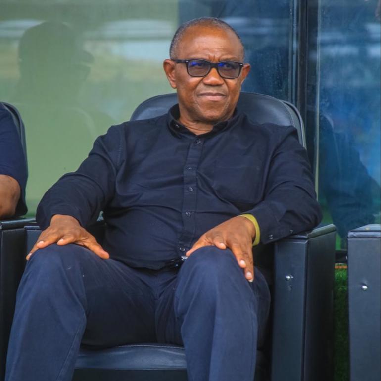 Peter Obi at Onikan.