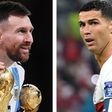 Lionel Messi and Cristiano Ronaldo || Getty Images/ Pulse Sports collage