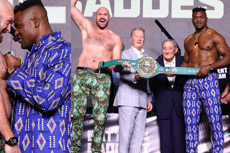 Francis Ngannou and Tyson Fury had an interesting press conference head of their fight.