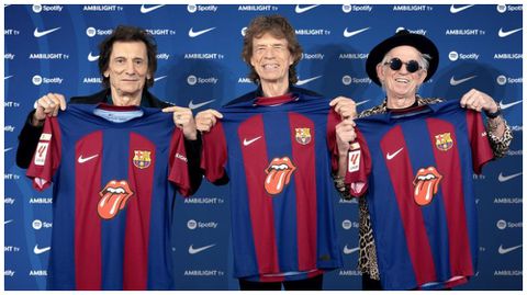 Barcelona set to showcase iconic Rolling Stones logo vs Real Madrid in El Clasico