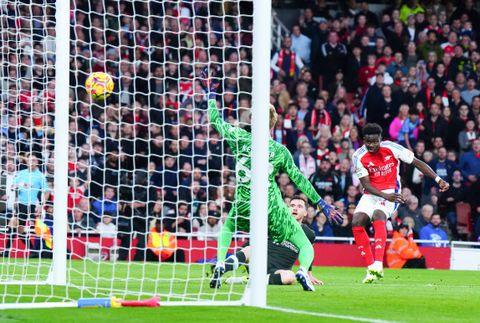 Saka opens the scoring for Arsenal || Imago