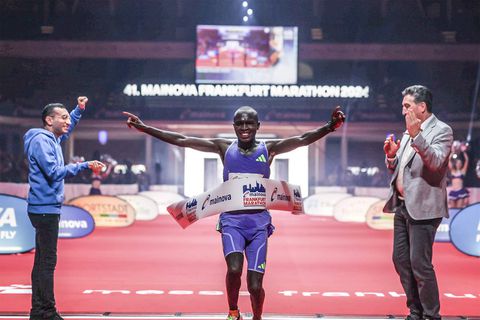 Debutant Bernard Biwott claims victory at Frankfurt Marathon