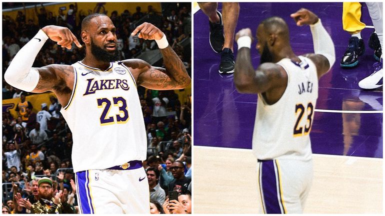 LeBron James continues impressive form for Lakers in the NBA.