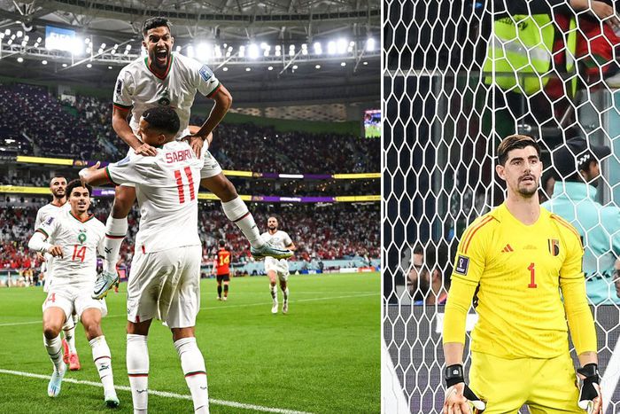 Morroco crush Belgium in Qatar