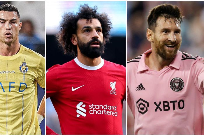 Mo Salah on Ronaldo and Messi.