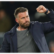 Rob Edwards, Manager of Luton Town celebrates after the Premier League match between Luton Town and Crystal Palace at Kenilworth Road, Luton on 25 November 2023. Credit: Imago