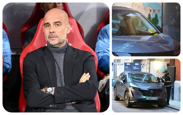 Pep Guardiola issued parking ticket after leaving his car on yellow lines