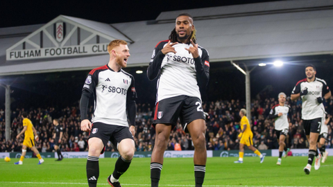 Alex Iwobi opens his Premier League account for Fulham in victory over Wolves