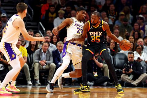 Kevin Durant returns to fire Phoenix Suns past LeBron and Lakers 127-100