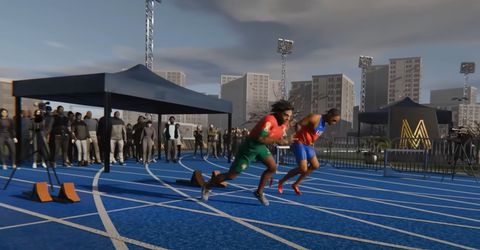 Can internet sensation iShowSpeed actually beat Noah Lyles in an 100-meter dash ? 3D simulation shows how a race between the two would go