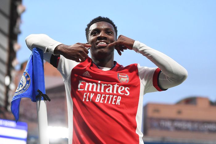 Arsenal striker Eddie Nketiah is ready to step into the shoes of the injured Gabriel Jesus