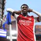 Arsenal striker Eddie Nketiah is ready to step into the shoes of the injured Gabriel Jesus