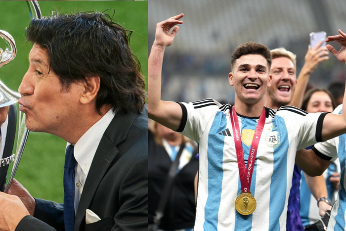 Former Real Madrid striker compares Alvarez with Haaland and Mbappe.