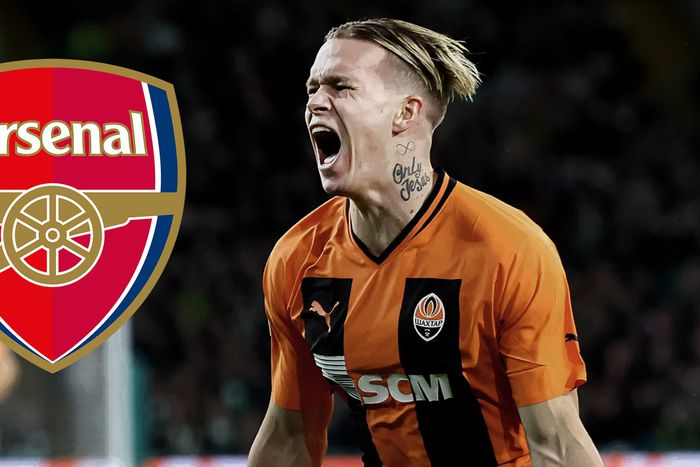 Mykhaylo Mudryk is a top transfer target for Arsenal in the January window