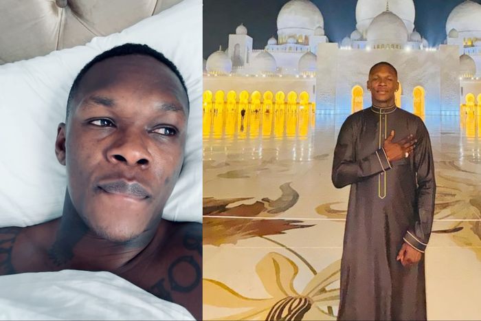 Israel Adesanya decided to stay in Saudi Arabia , spending Christmas at the Grand Mosque in Abu Dhabi which has now caught the attention of Christians and Muslims,
