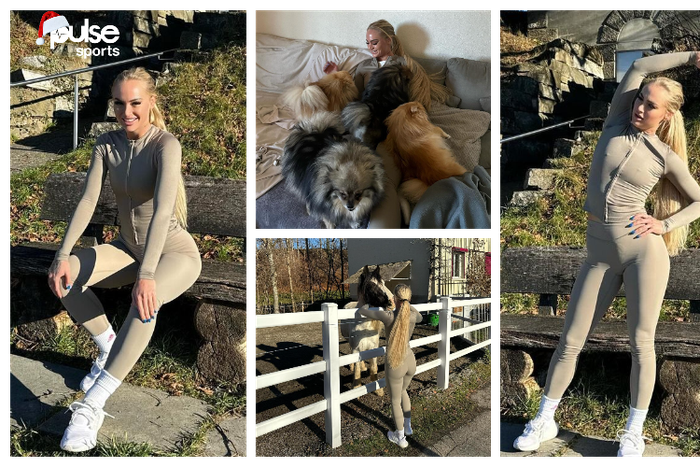 Alisha Lehmann Christmas Cheer and Charming Canines