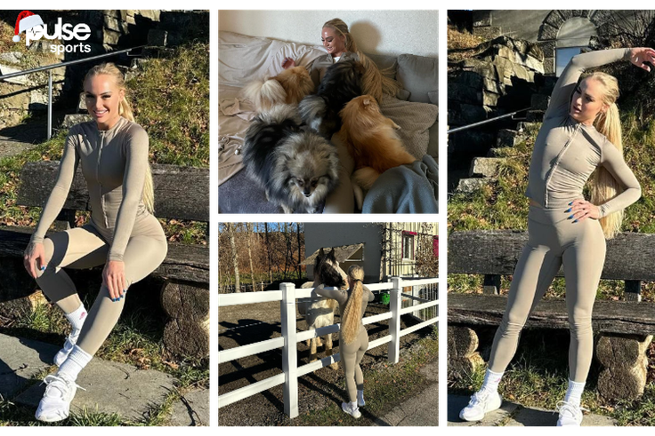 Alisha Lehmann Christmas Cheer and Charming Canines