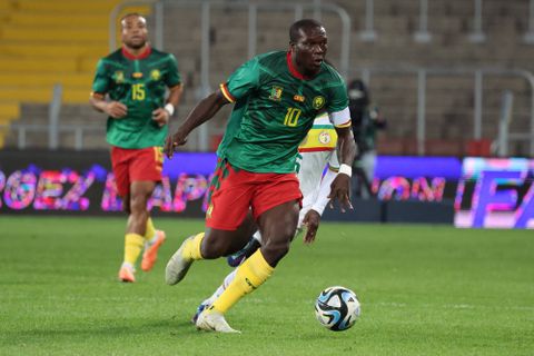 Watch the Super Eagles of Nigeria try to get to the quarterfinals of AFCON 2023 against the Indomitable Lions AFCON 2023 round of 16 clash. - Credit: Goal || Imago