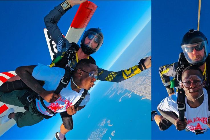 'I don’t fear death' - See why Israel Adesanya jumped off a plane in Saudi Arabia