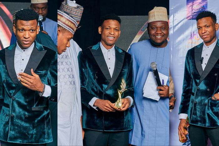 In a series of photos on his official social media platforms, Abdullahi explained that he has received the Best Sports Philanthropist award in Nigeria.