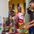 Chibuike Nwaiwu: Like Osimhen, 21-year-old Nigerian footballer spotted sharing rice to women in Port-Harcourt