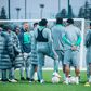 Super Eagles players in training || X