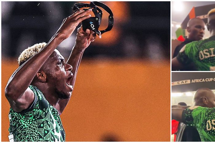 Victor Osimhen and Didier Drogba spotted again at AFCON 2023.