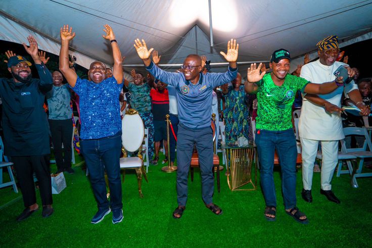 Lagos State Governor Babajide Sanwo-Olu rates 5 Super Eagles players after Nigeria defeated Cameroon 2-0 in the AFCON 2023 knockout game in style.