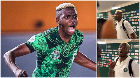 Victor Osmihen loses voice after wild AFCON celebrations following Cameroon win