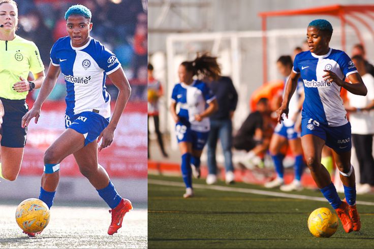 Watch Super Falcons star Rasheedat Ajibade score a stunner for Atlético Madrid against Levante Las Planas.