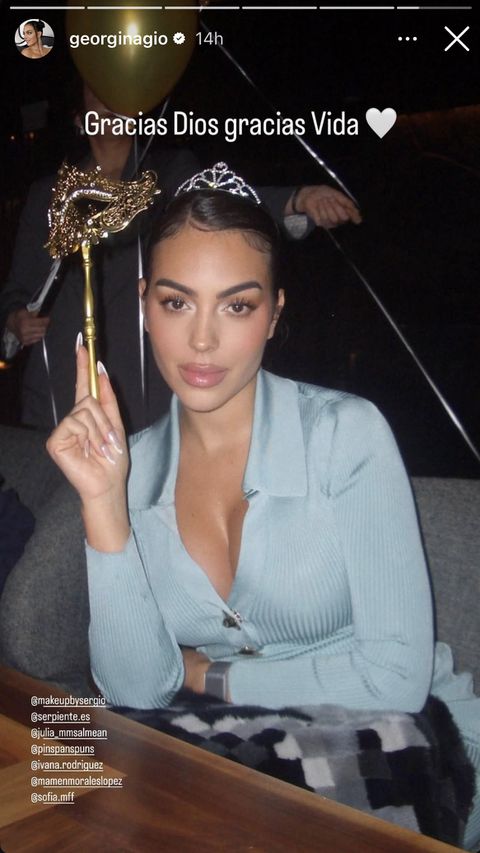 Credit: Instagram story/Georgina Rodriguez