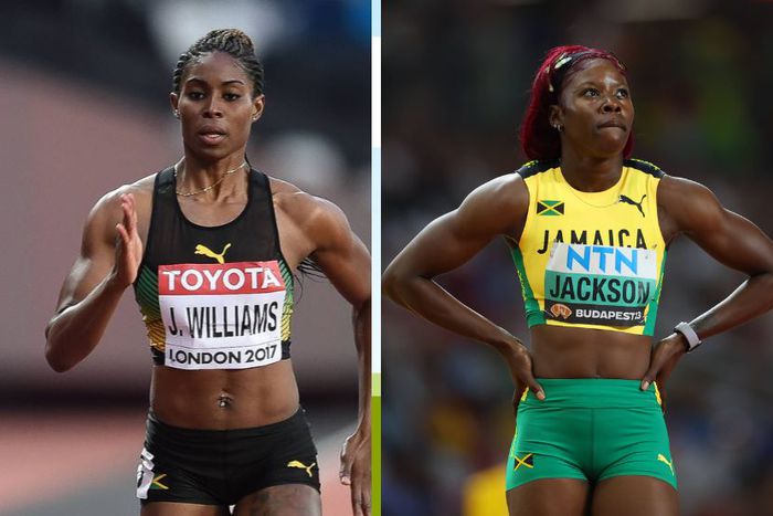 Jodean Williams stunned Shericka Jackson with a personal best win in the women’s 60m at the Queen’s Grace Jackson Invitational.