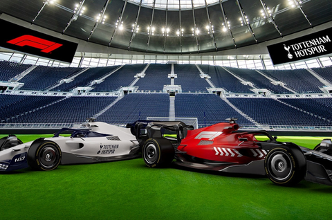 Tottenham Hotspur announce 15-year partnership with Formula 1 to bring motorsport experience to London