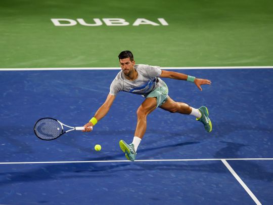 Dubai tennis: Novak Djokovic survives stern test in first round