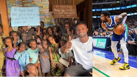 Dallas Mavericks star Kyrie Irving drops ₦29M to provide water in Nigeria