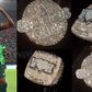 Super Eagles star Victor Osimhen celebrates Nigeria with a new diamond pendant and ring.