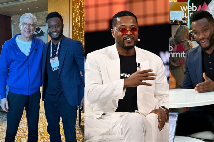Super Eagles of Nigeria legend Mikel Obi teams up with Arsene Wenger and Patrice Evra in Qatar.