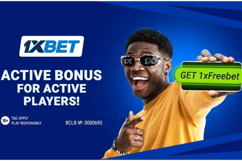 1xFreebet promo is a chance to receive weekly free bets from 1xBet!