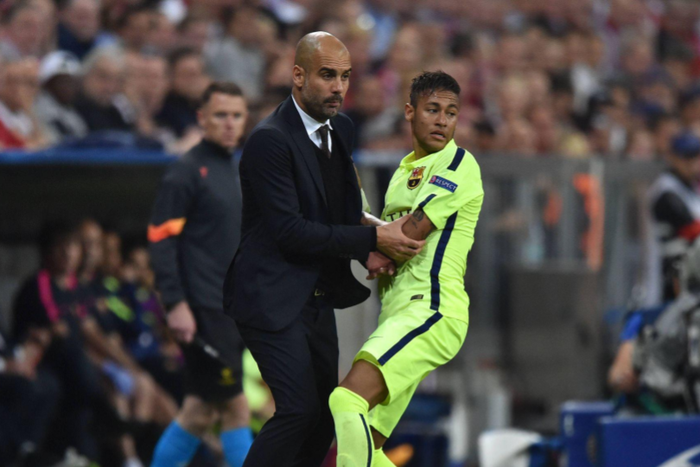 Pep Guardiola was a huge fan of Neymar, and wanted him at his new club || Image credit: Imago