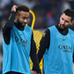 Paris Saint-Germain Training Session - Qatar Winter Tour 2023 Day 1 Paris Saint-Germain s Lionel Messi (R) and Neymar Jr (L) attend a team training session at Khalifa International Stadium in Doha ,Qatar on 18 January 2023 || Image credit: Imago